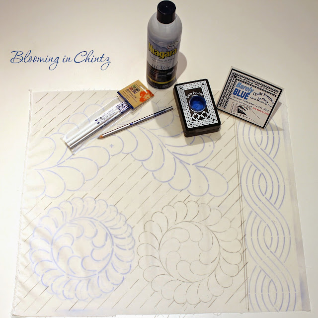 Marking a Quilt Top bloominginchintz.blogspot.com