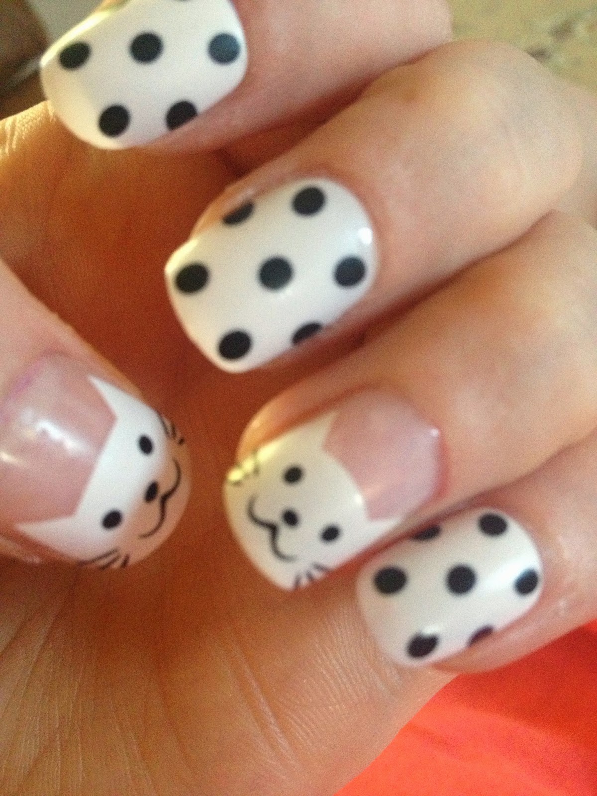 Beautygeek90: Nail of the day. Primark Fake nails