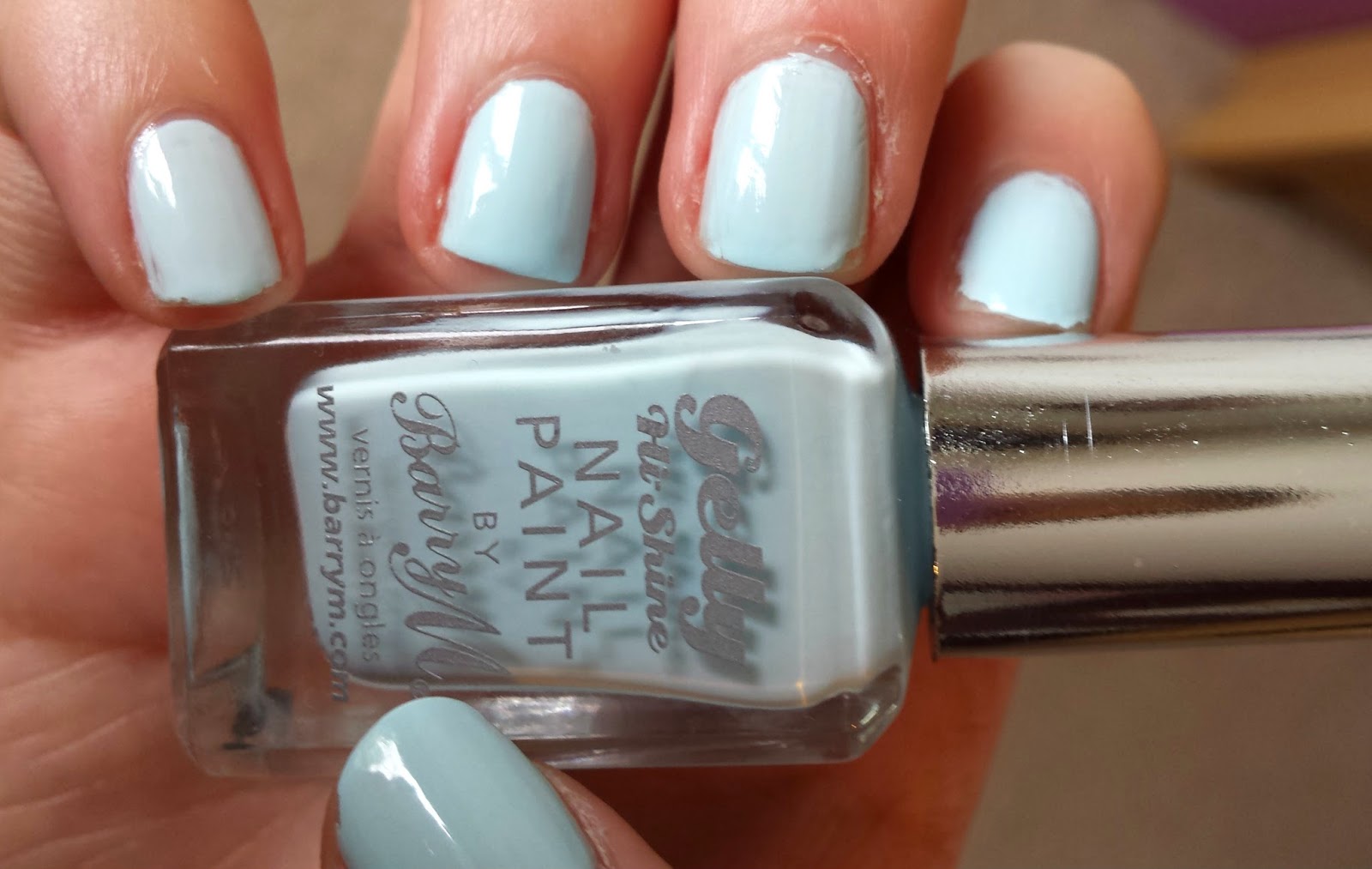 BeautyCallls Barry M Gelly Hi Shine Nail Polish in Huckleberry