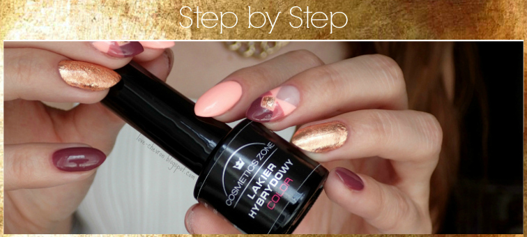 step by step nails paznokcie hybrydowe semilac, cosmetics zone