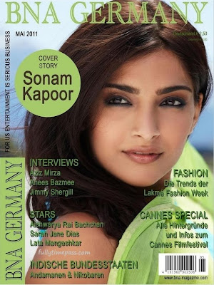 Sonam Kapoor BNA Germany Magazine