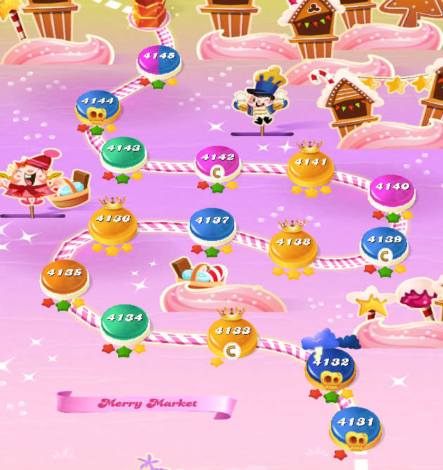 Candy Crush Saga level 4131-4145 Candy Crush Saga level 4131-4145