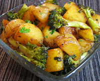 Batata com Brócolis Batata com Brócolis (vegana)
