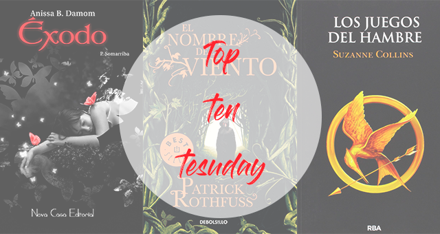 Top Ten Tuesday | Mis primeras reseñas Top Ten Tuesday | Mis primeras reseñas