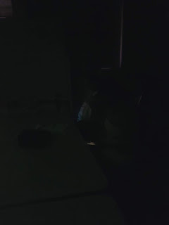 Sitting in the dark in Seminary