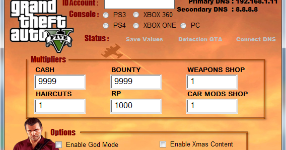 Special Hack Tool Free Download Official Download GTA 5 Hack DNS v 1.0