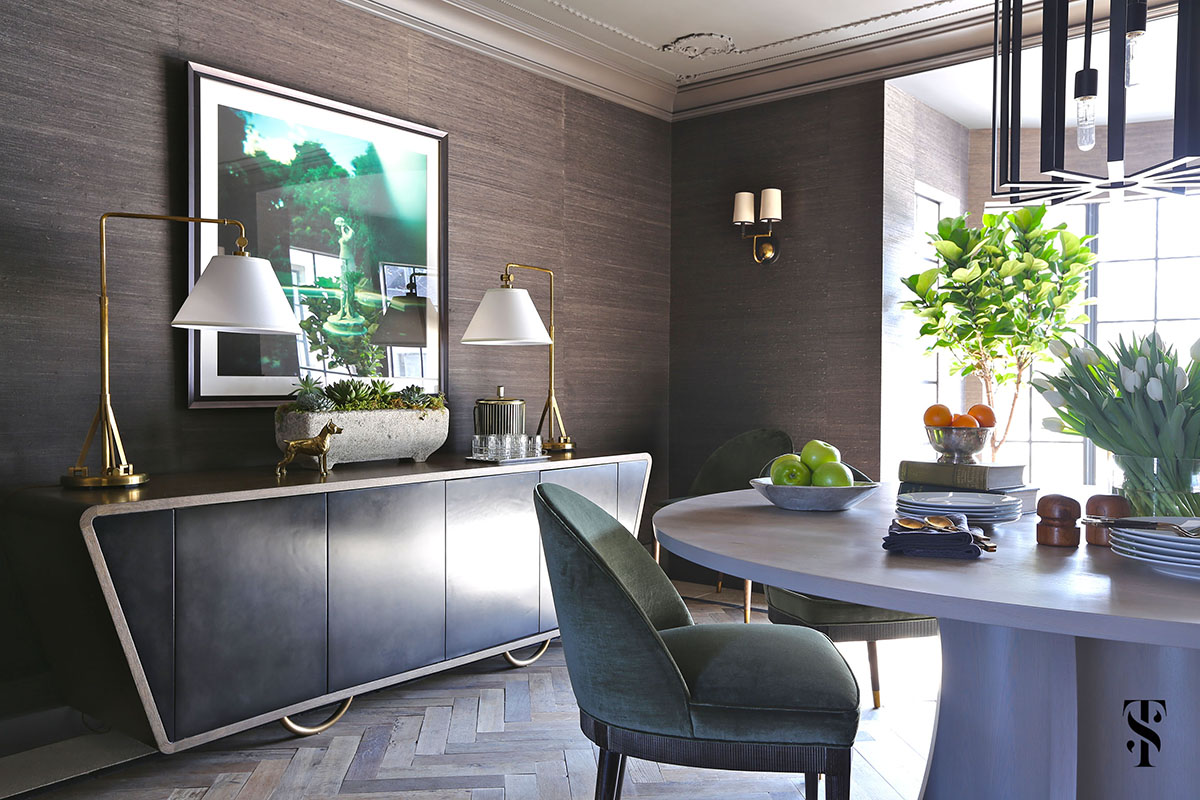 Classic Decor in French Tudor Renovation by Summer Thornton on Hello Lovely