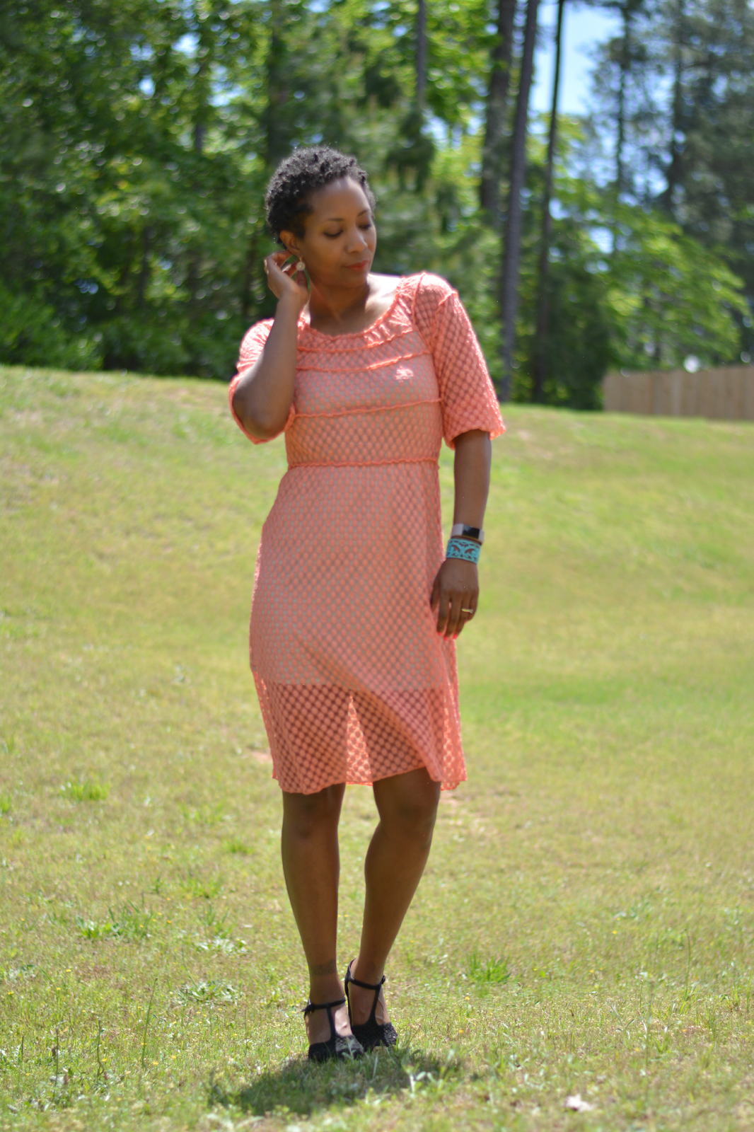 thrifted dress from thredup