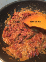 rajma curry spice water stir minutes without