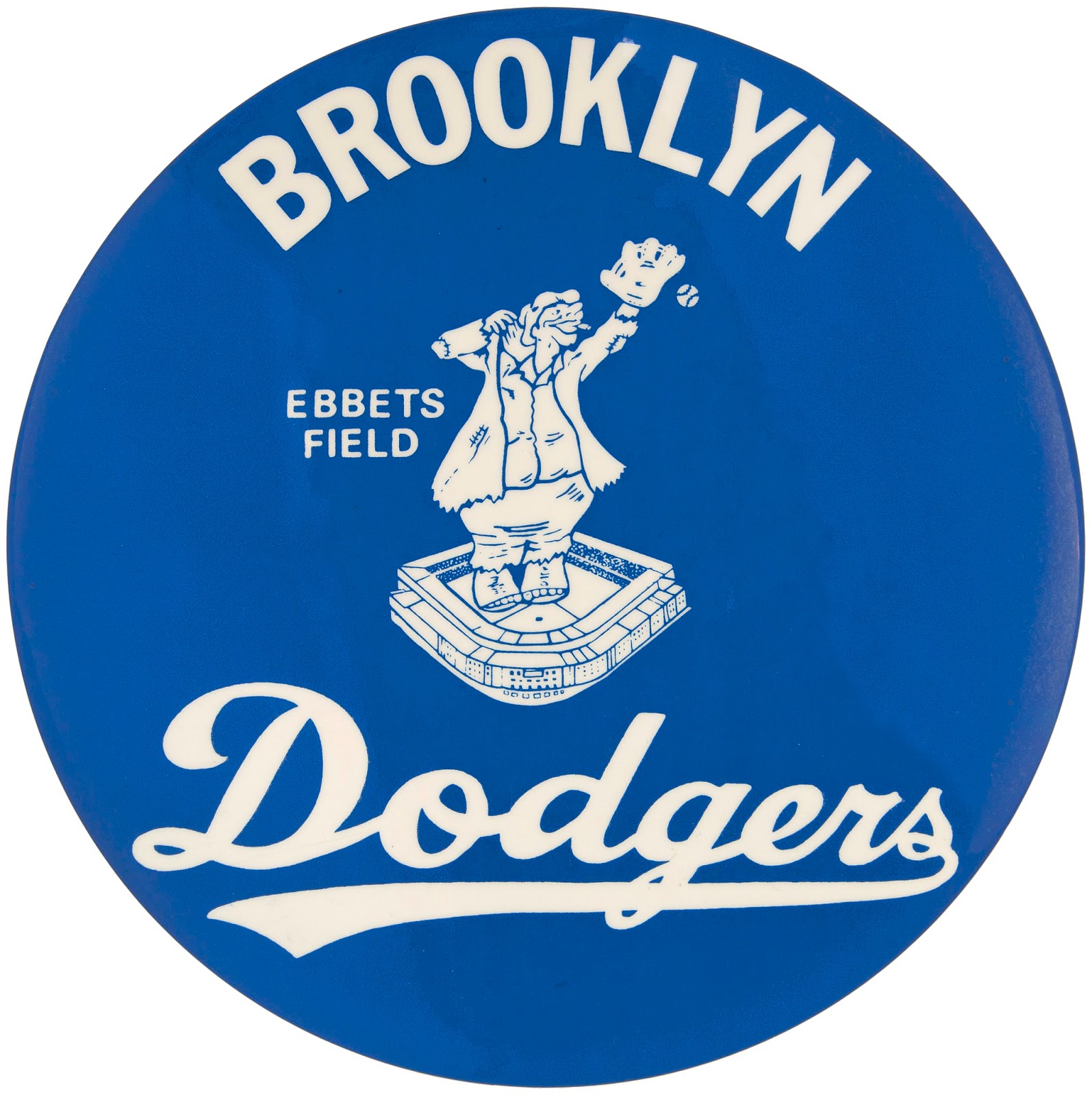 Dodgers Blue Heaven: Some Vintage Dodgers Pins at Hake's Auction