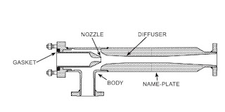 thermocompressor labelled schematic