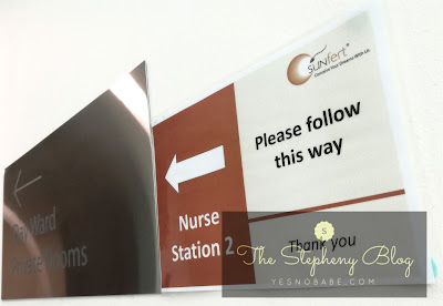 The signage directing client to the Day Ward in Sunfert International Fertility Centre Bangsar South