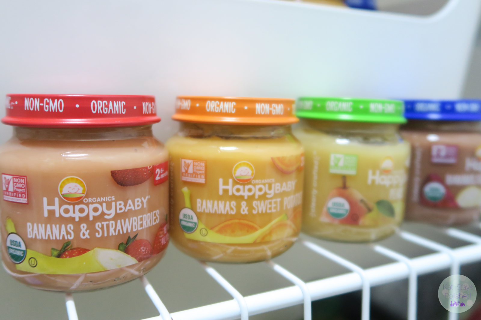 happy baby food jars