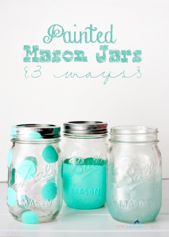 Painted Mason Jars - It All Started With Paint