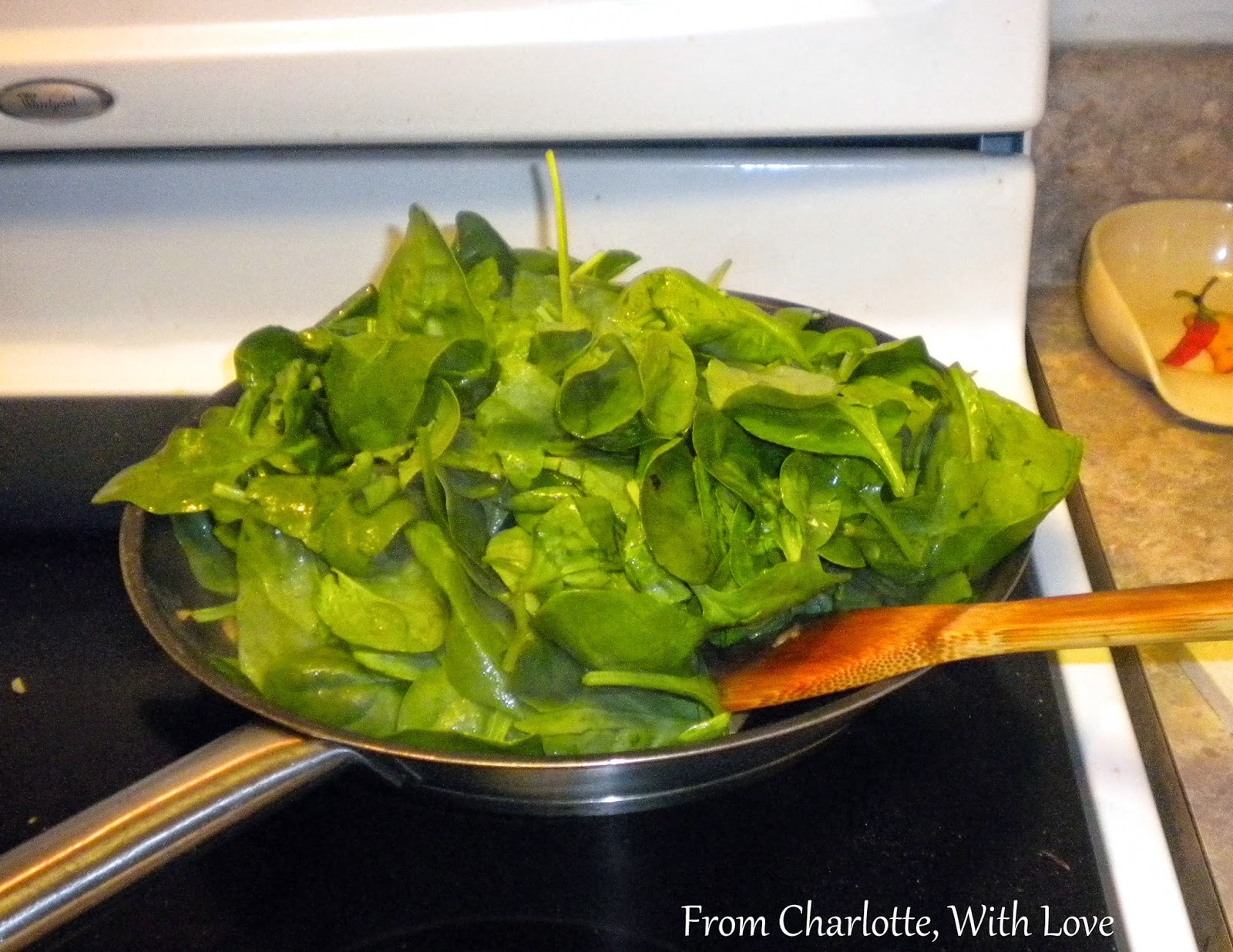 From Charlotte, With Love: Spinach Sauté