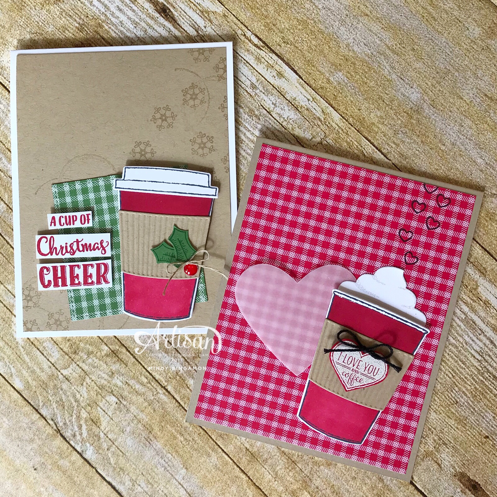 Bada-Bing! Paper-Crafting!: Merry Cafe Red Cup Cards - Stampin Up ...