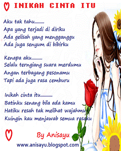 PUISI CINTA BY ANISAYU: Puisi Cinta By Anisayu Romantis 
