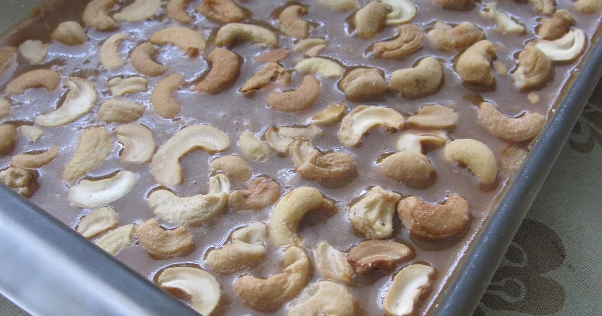 Butterscotch Cashew Squares