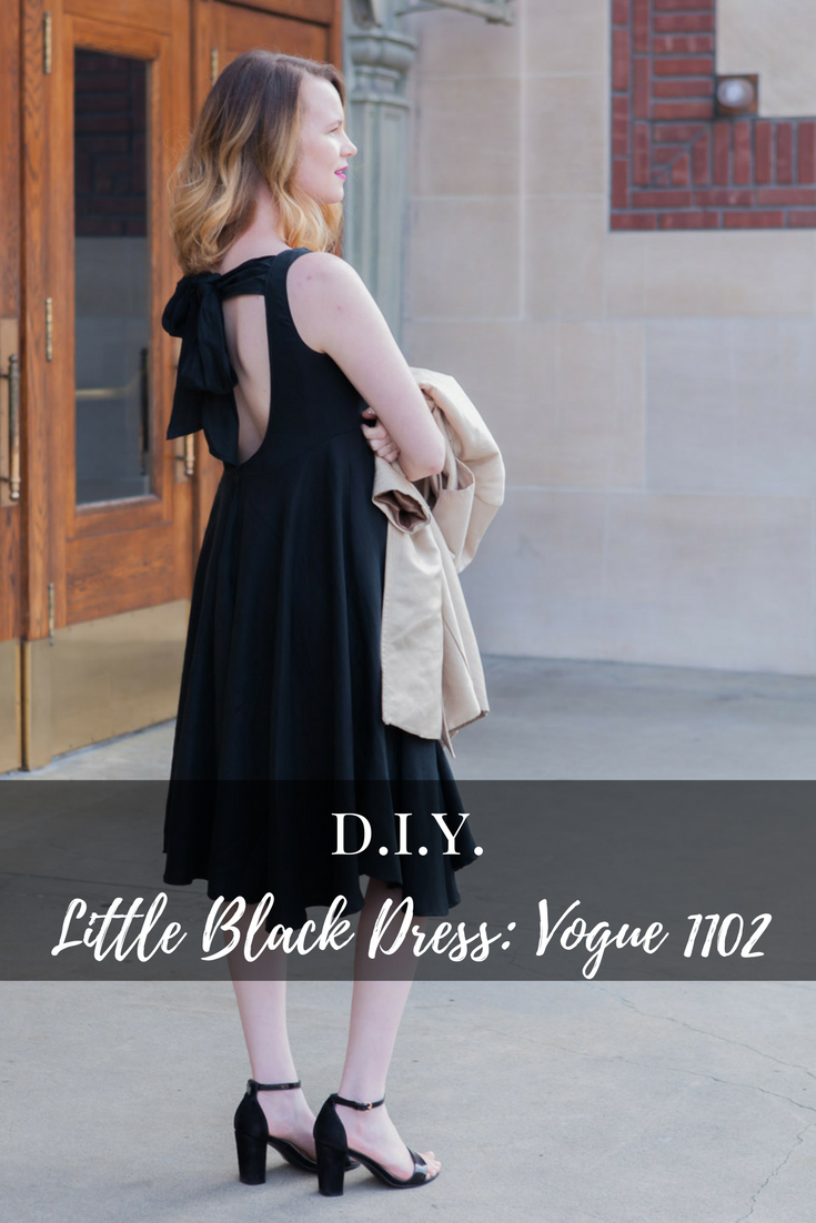 Sew Very Lovely Vogue 1102 The Little Black Dress