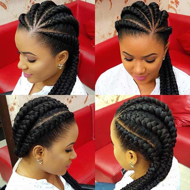 Best Ghana Braids Hairstyles 2017 Owambe Celebrities World
