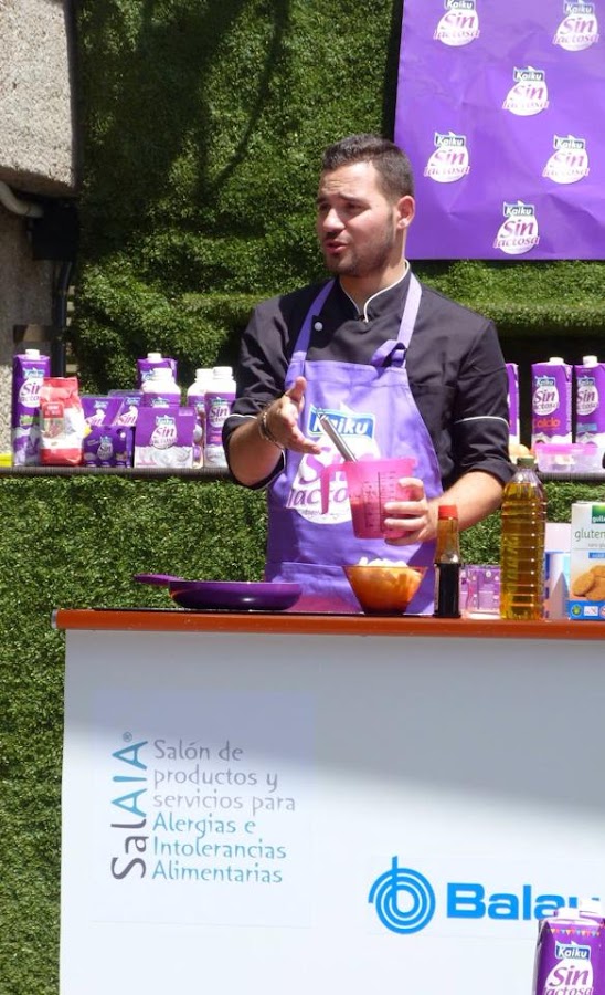 Chef Orielo. Show cooking sin lactosa SalAIA Madrid