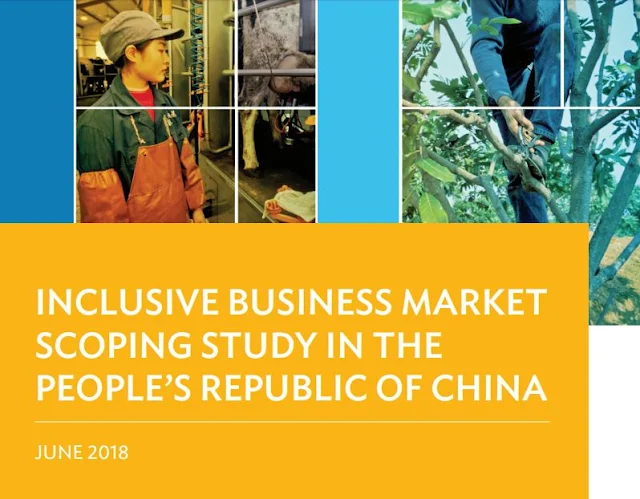 INCLUSIVE BUSINESS MARKET SCOPING STUDY IN THE PEOPLE’S REPUBLIC OF CHINA