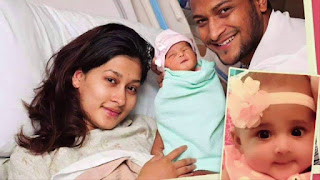 Shakib and Shishir with their newborn Child
