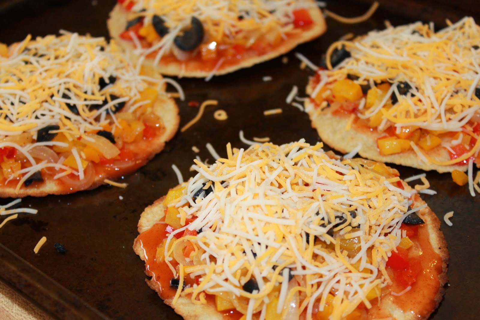 Seizing Life, One Measuring Cup At A Time Open Faced Enchilada Veggie
