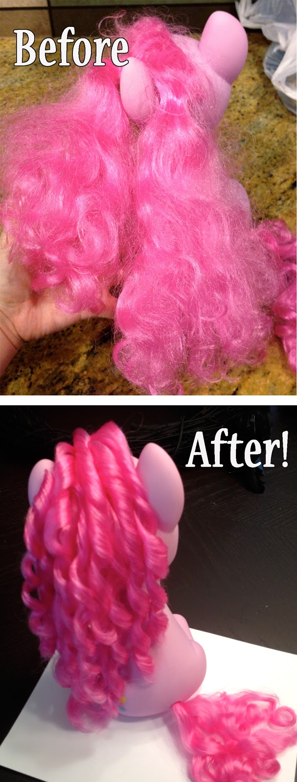 EPBOT: How To Fix Frizzy Doll Hair - Perfect for Ponies!