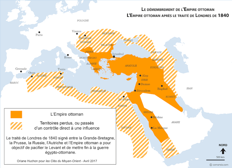 Master Meef Histoire Géo Cartographie de l’expansion et du démembrement de l’Empire ottoman