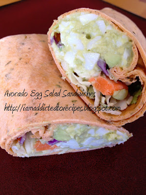 Avocado Egg Salad Sandwiches | Addicted to Recipes