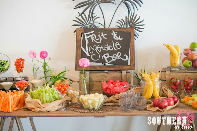 Fruit and Vegetable Bar - Gluten Free Wedding Reception Menu Sydney