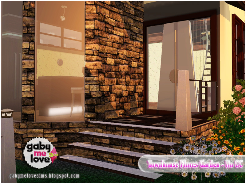 Gabymelove's Sims 3  - Página 2 Townhouse-Flores-Garden---Down-6