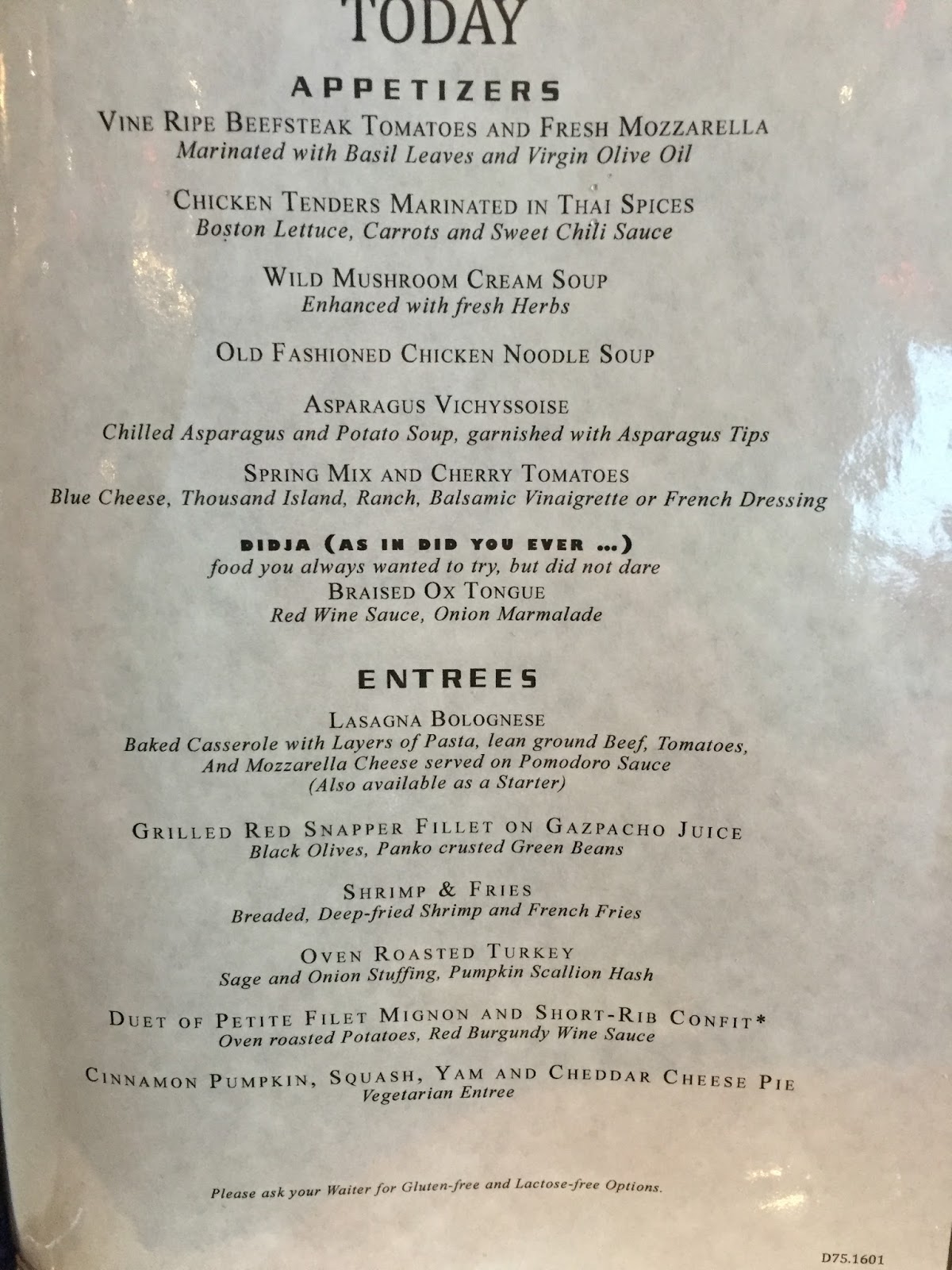 The Davis Family Food... an AfterThought Carnival Legend