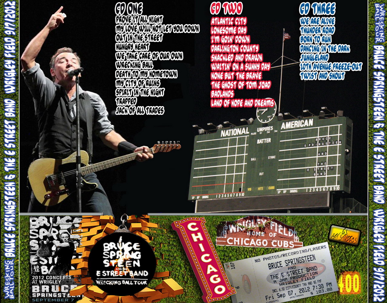 T.U.B.E. Bruce Springsteen 20120907 Chicago, IL (AUD/FLAC)