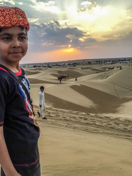 Enjoying the desert Enjoying the desert