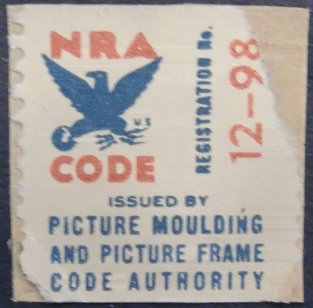 Picture Frame Labels NRA CODE