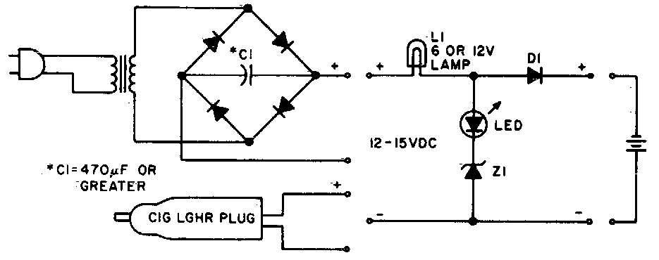Ni-cad Charger Circuit Diagram | Electronic Circuit Diagrams & Schematics