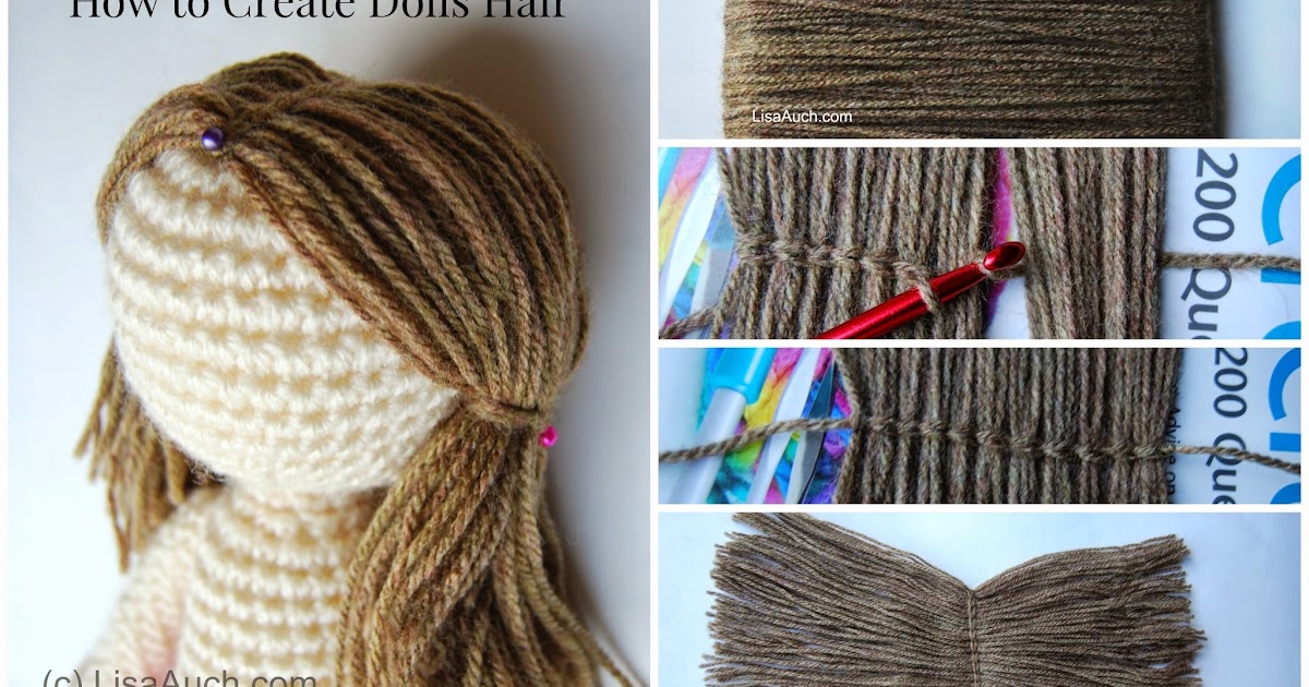 How to Crochet Dolls Hair (easy) Free Crochet Patterns and Designs ...