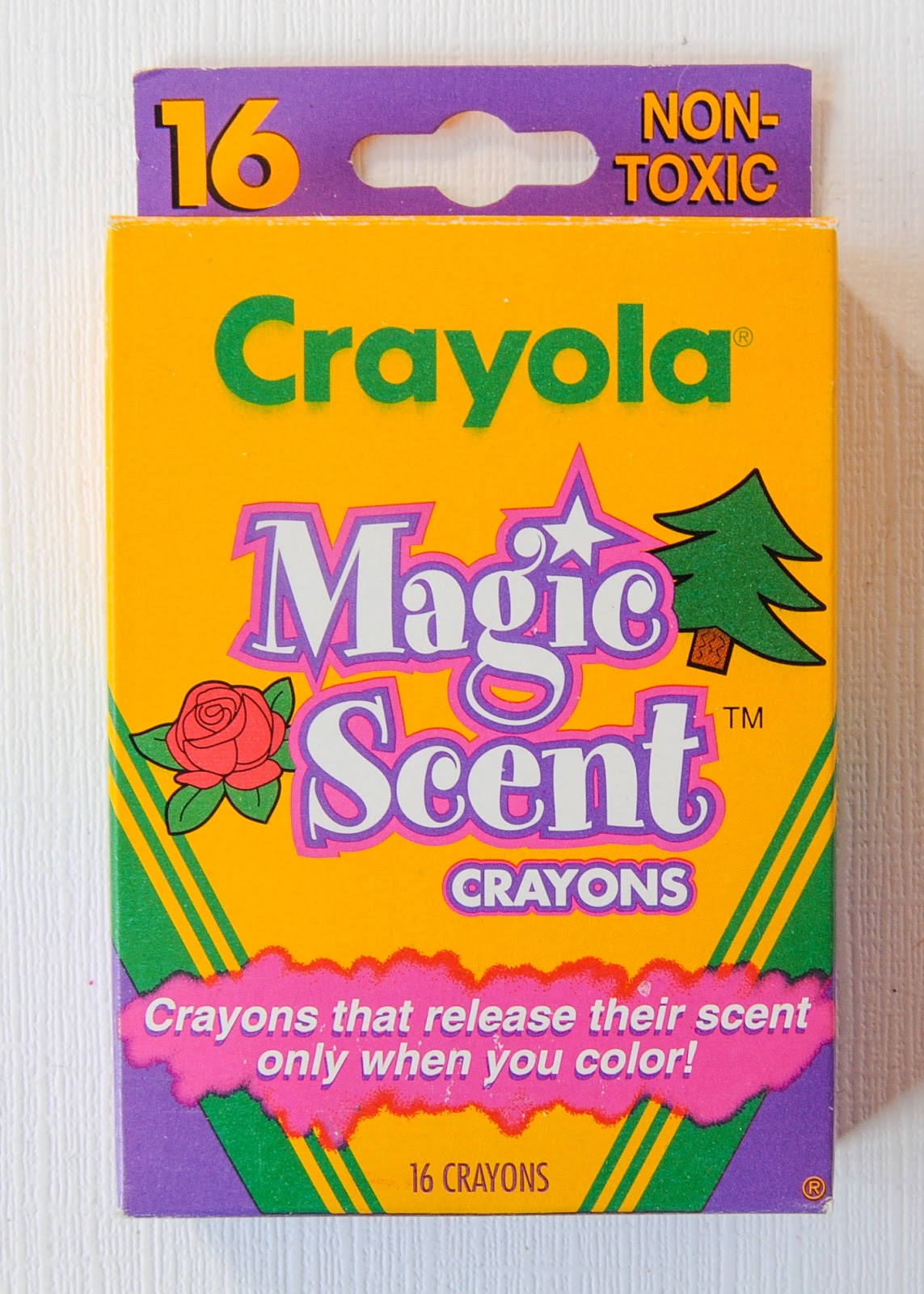 Crayola Magic Scent Crayons What's Inside the Box Jenny's Crayon Collection