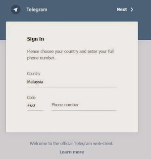 Guna Telegram Messenger di Dekstop Komputer, Guna Telegram di PC