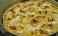 Πίτσα με πράσα , μπέικον και κατσικίσιο τυρί (παραλλαγή από συνταγή της tartelette) - by https://syntages-faghtwn.blogspot.gr
