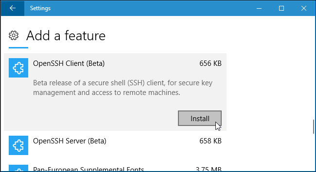 Come utilizzare il client SSH di Windows 10