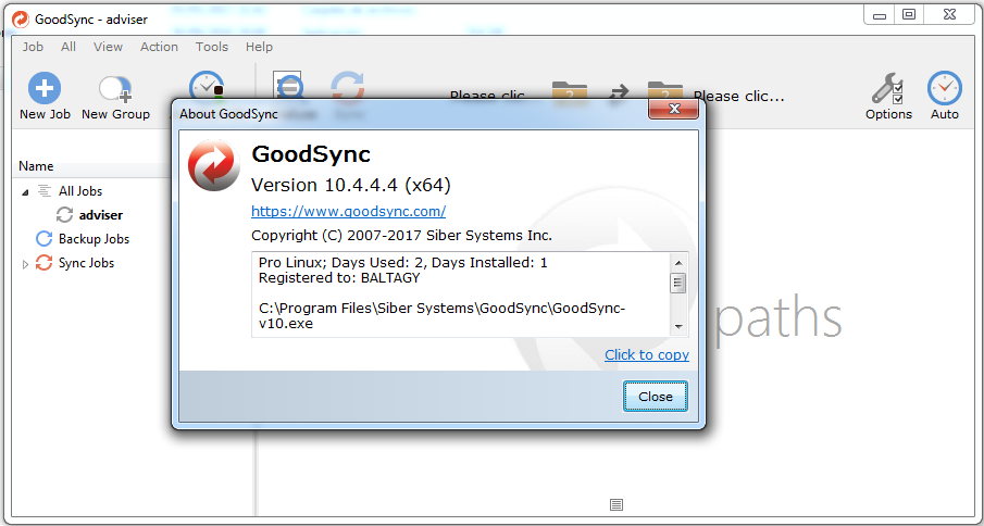 GoodSync Enterprise 11.11.3.5 screen 3