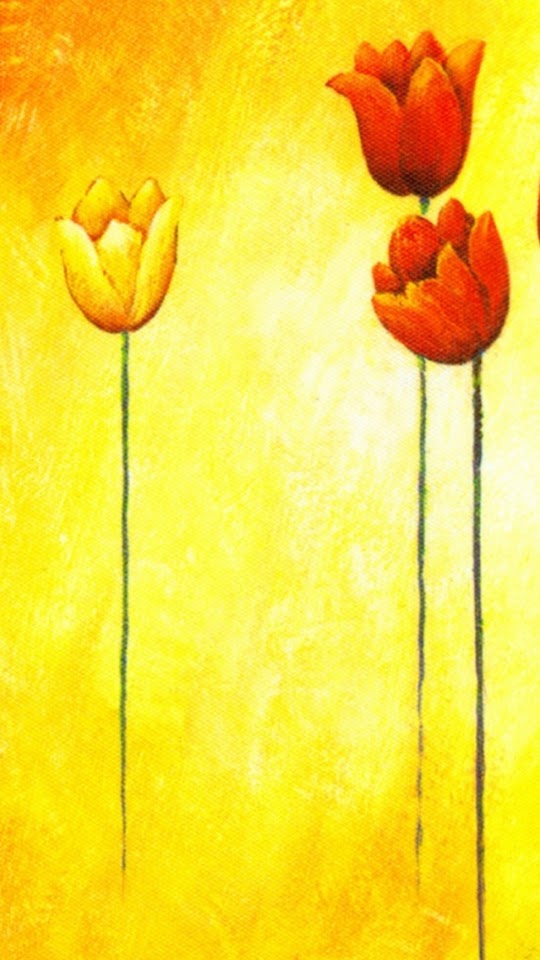   Hand Drawn Tulips   Android Best Wallpaper