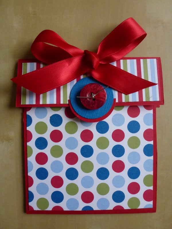 Crafty ThINKer Parcel Gift Card Holder!