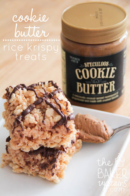 These cookie butter rice krispy treats are amazingly delicious, and so easy to make!
