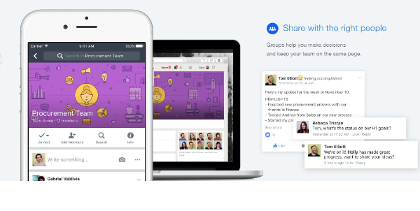فيسبوك تطلق شبكتها الاجتماعية الجديدة "Workplace by Facebook"