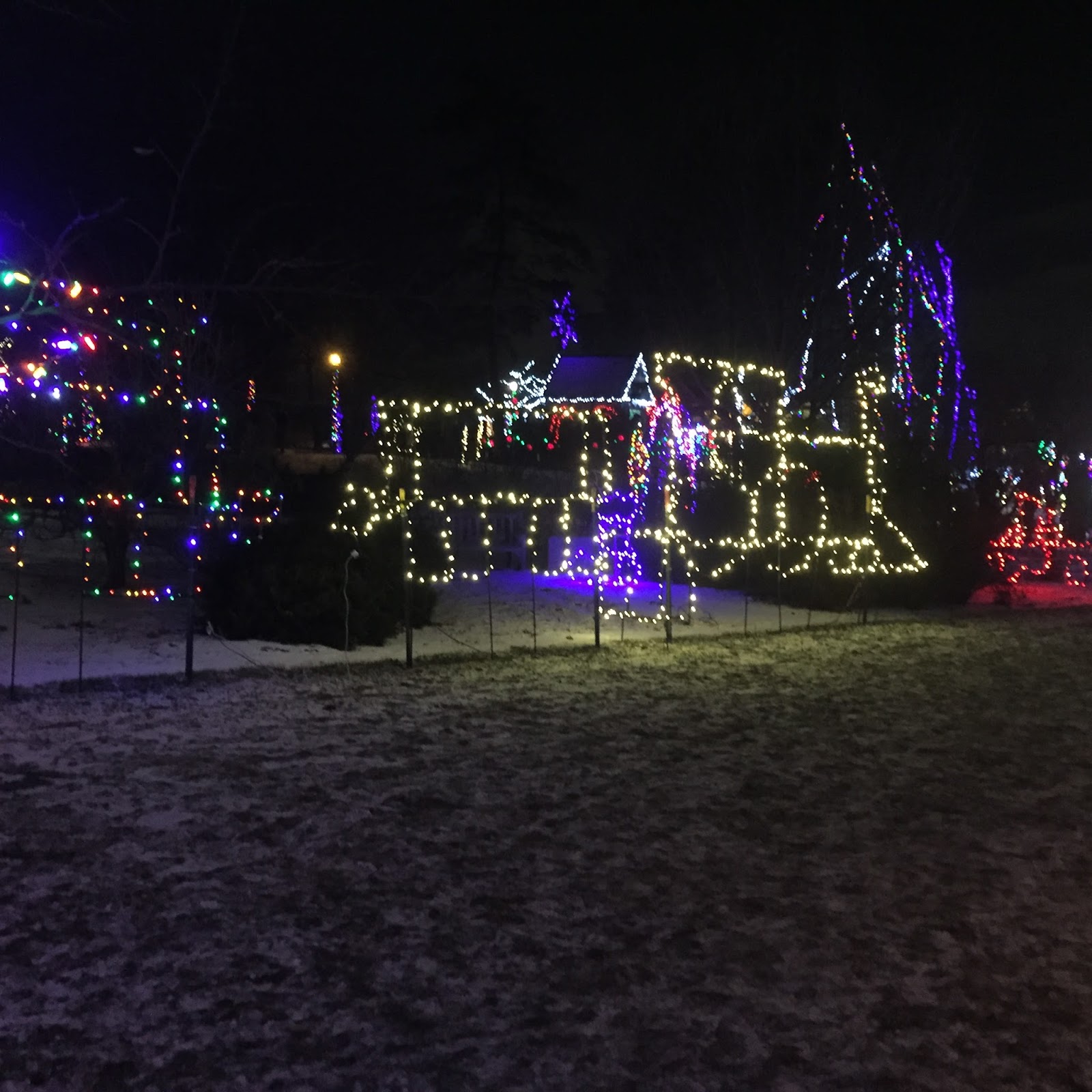 A Little Time and a Keyboard Holiday Lights at Lilacia Park in Lombard