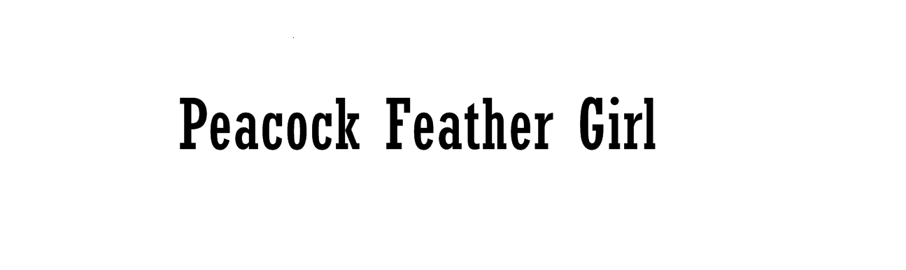 Peacock Feather Girl